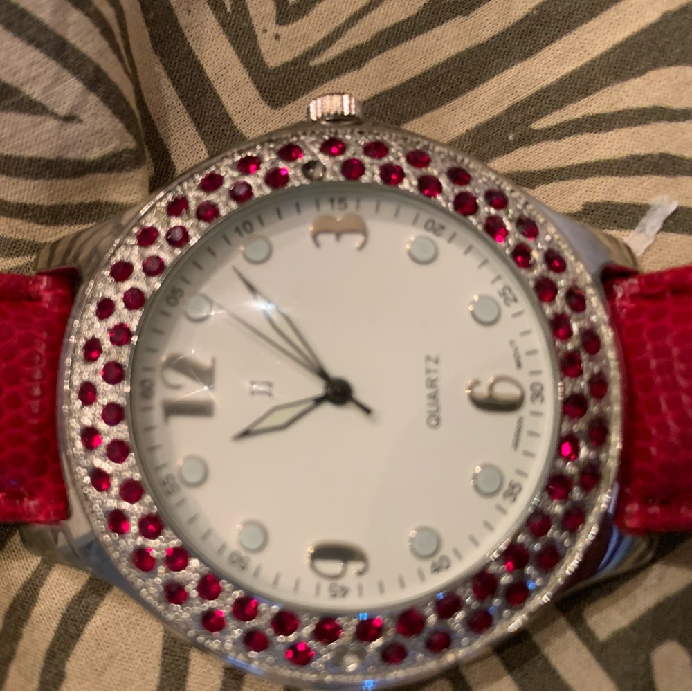 Vintage watch, pretty costume jewelry piece